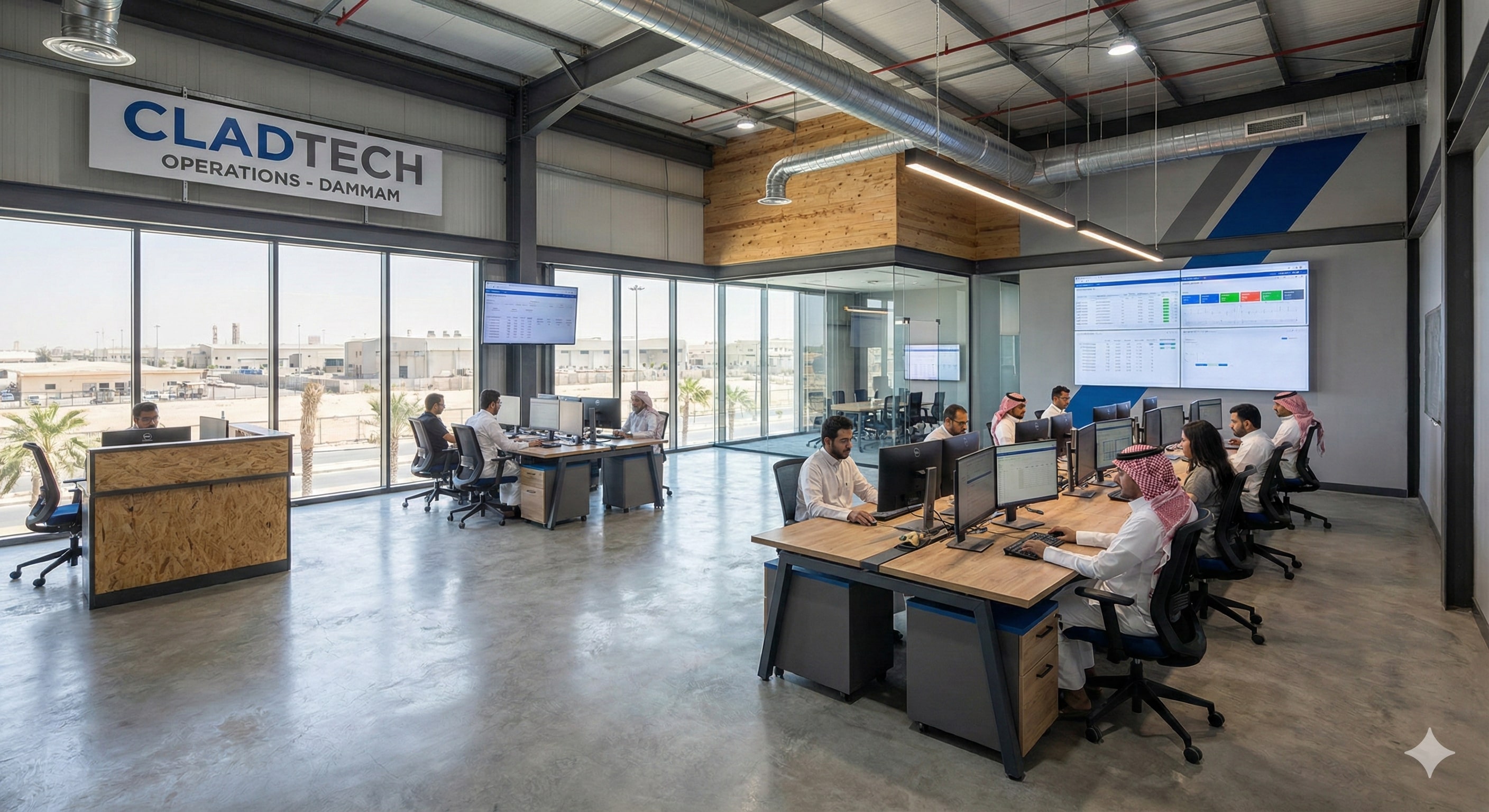 Industrial office interior